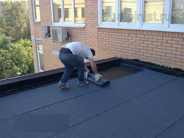 Наплавление гидроизоляции