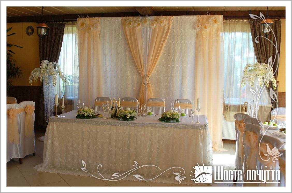 Свадебное оформление залов.