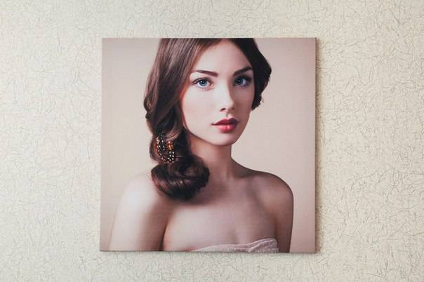 Печать фото на холсте