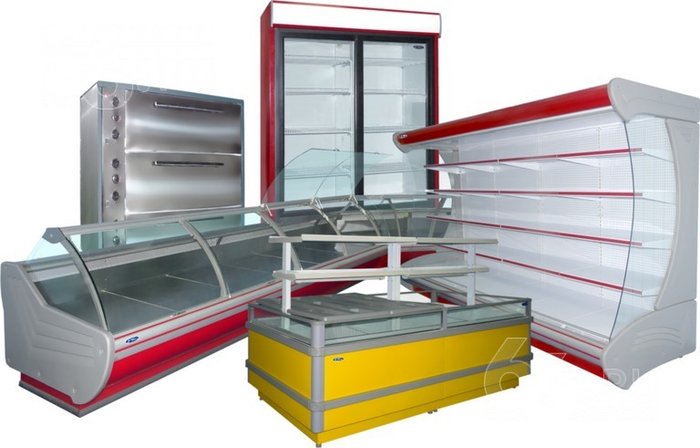 Холодильне,технологічне обладнання для магазинів та підприємств громадського харчування.