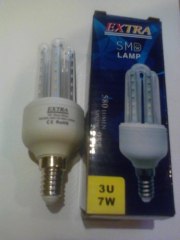 LED лампа 7Вт світлодіодна в скляній трубці Е14; Е27. аналог лампи розжарювання 70Вт!
