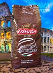 Carraro Globo Marrone (кофе в зернах, 1 кг, Италия)